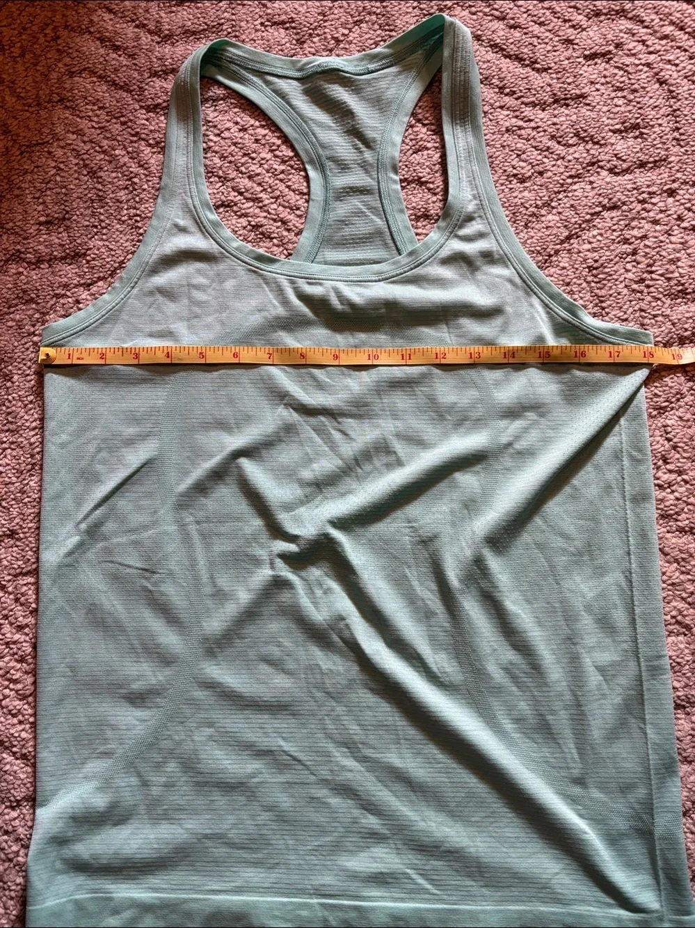 Lululemon Light Mint Racerback Tank Top - Women's Activewear size large - Picture 6 of 8